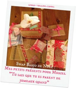 Mon 1er Swap : le Barjo Nowel de ma swappée #1 (tutos inside)
