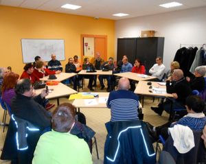 Salle de Pugnet Mercredi 26/02, pour la création d'un Centre municipal de santé