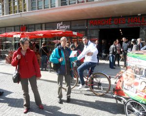Mardi 18/03 devant les halles de Chambéry