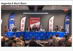 Grand débat des municipalesTV 8 Mont-Blanc / France Bleue / le Dauphiné Libéré