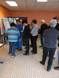 Les questionnaires pour la création d'un magasin d'alimentation à la place de l'ancien ED dépouillés aujourd'hui