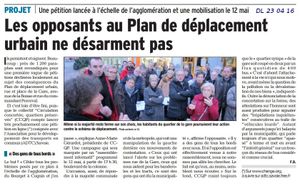 Nouveau schéma de Transport, Déplacements, Mobilité et Urbanisme : carton rouge