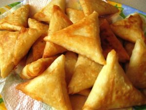 Petite amulette ou gourmandise triangulaire le "mouska"