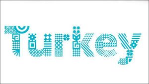 Turquoise : le nouveau logo officiel de la Turquie.