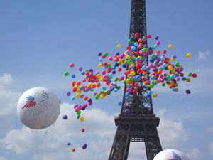 Ballon dirigeable publicitaire (jusqu'à 8 mètres de diamètre)