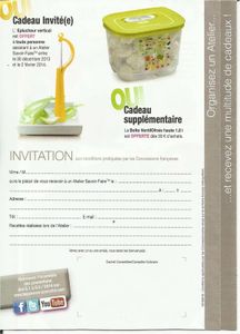 Cadeaux invités Janvier 2014