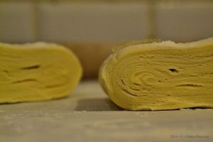 Pâte levée feuilletée