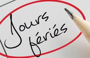 Quelles sont les dates des jours fériés en 2015 ?