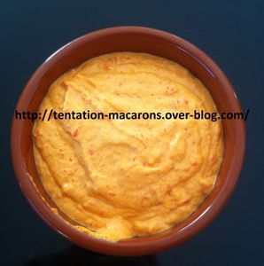 Crème de poivrons rouges