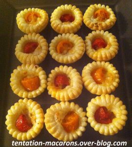 Tartelettes tomates-moutarde
