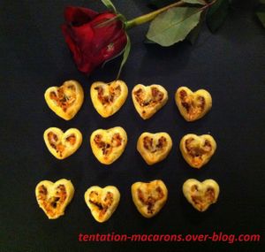 Coeurs feuilletées