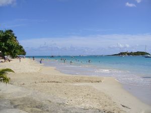 La Datcha et au loin l'ilet du Gosier
