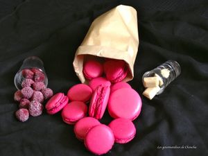Macarons framboise