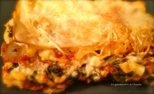 Lasagnes du soleil : blettes, sauce tomate provençale et chèvre