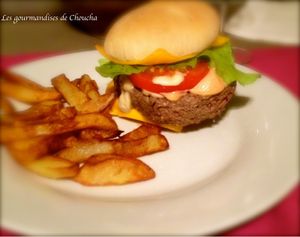 Bacon burger home made