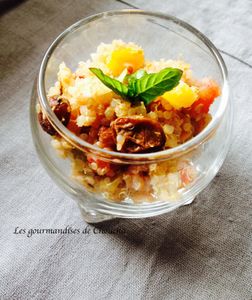 salade de quinoa à la marocaine