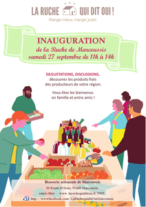 Ouverture de la ruche qui dit oui de Marcoussis