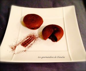 Moelleux au chocolat et son coeur coulant