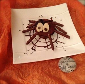 Mi-cuit chocolat d'halloween