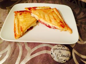croque monsieur magret de canard chèvre
