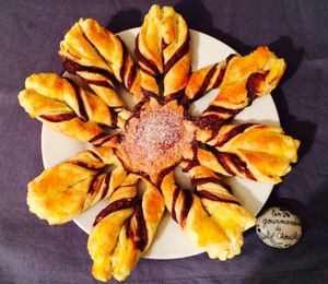 Feuilleté étoilé au nutella