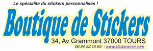 Mon nouveau partenaire : Boutique de Stickers