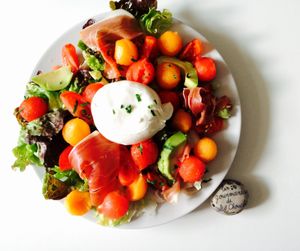 Burrata d'été façon sucré-salé
