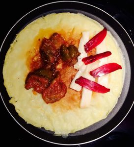 Crêpe Etorki, magret de canard, figues et miel