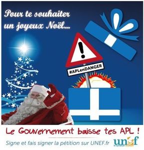 Le cadeau de Noël du gouvernement ? La baisse des APL !