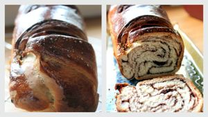 Brioche feuilletée au chocolat