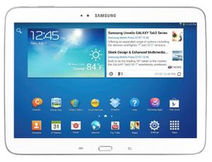 Promo -20% : Samsung Galaxy Tab 3 Tablette tactile 10.1" Processeur Intel Atom dual-core 1,6 GHz 16 Go Android Jelly Bean 4.2.1 Bluetooth WiFi Blanc