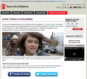 Une publicité transpose la guerre en Syrie en Angleterre #withsyria