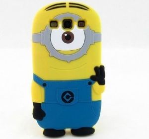 Coque Bleu 3D Moi Moche Et Méchant Minion pour Samsung Galaxy S3