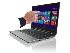 Vente Flash : Ordinateur Portable tactile Toshiba Satellite 11,6" (29,46 cm) Intel Celeron N2810 2 GHz 500 Go 4 Go Windows 8 (NB10t-A-101)
