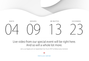 Le compte à rebours de la diffusion de la Keynote Apple est lancé