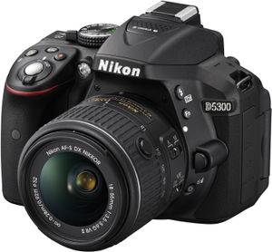 Avis et prix : Appareil photo numérique Reflex Nikon D5300 24.2 Kit Objectif AF-S DX VR II 18-55 mm