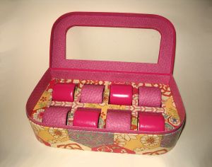 Le coffret à montres.