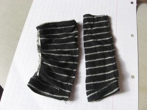 Robe noire jersey froncée poupéeBarbie