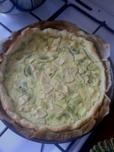 Tarte encore ....mais ...pommes Kiwis