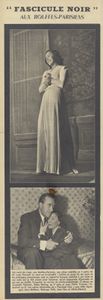 Gaby Morlay en 1939 : "Fascicule noir"