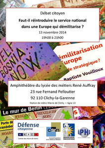 Faut-il réintroduire le service national dans une Europe qui démilitarise?