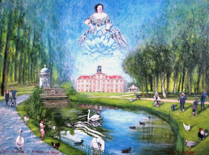 Exposition de tableaux à Drancy.
