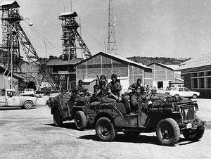 Légionnaires sur l'aérodrome de Kolwezi (copyrigth Site Légion Etrangère.fr)