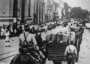 1941 - Les Japonais entrent dans Saigon.