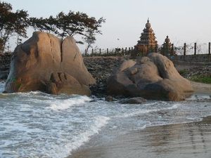 Le Temple du Rivage, Mahabalipuram, Tamil Nadu, Inde