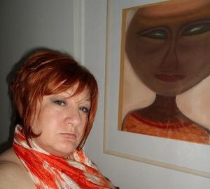 Linda Gazin artiste peintre à l'inspiration céleste