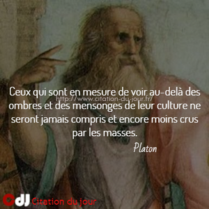 Une citation de Platon encore d'actualité