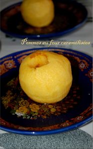 Pommes au four caramelisées