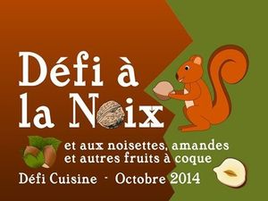 Tourte aux pommes-noix et Défi à la noix