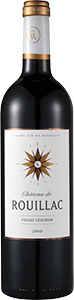 CHÂTEAU DE ROUILLAC 2010 19,85 € PESSAC-LÉOGNAN 75 cl